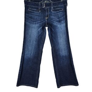 ARIAT LOW RISE DENIM TROUSER BOOT CUT JEANS 34 x 28